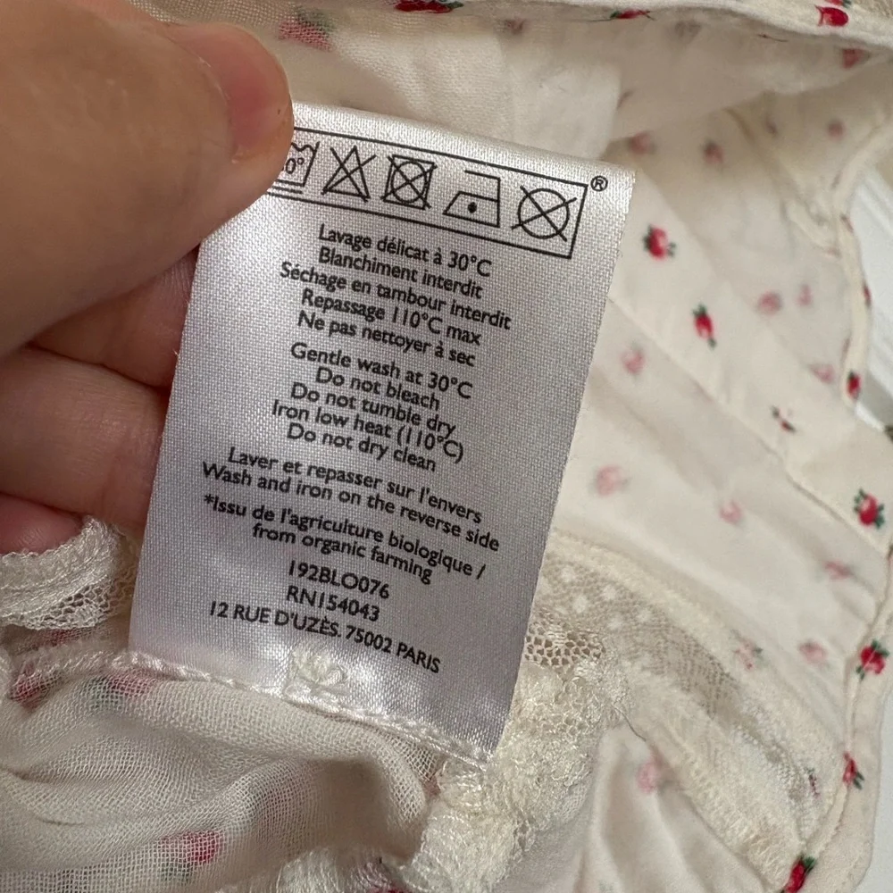 Sezane Short Sleeve Blouse - Picture 8 of 8